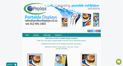 Desktop Screenshot of prellexdisplays.co.za
